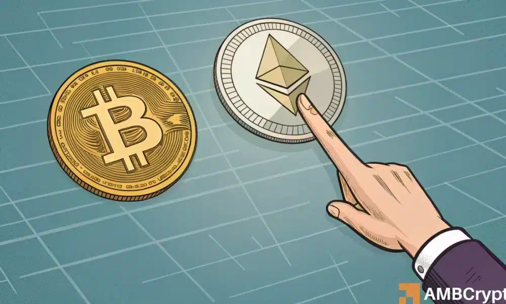 比特币与以太坊:ETH的反弹是否会对BTC造成阴影?